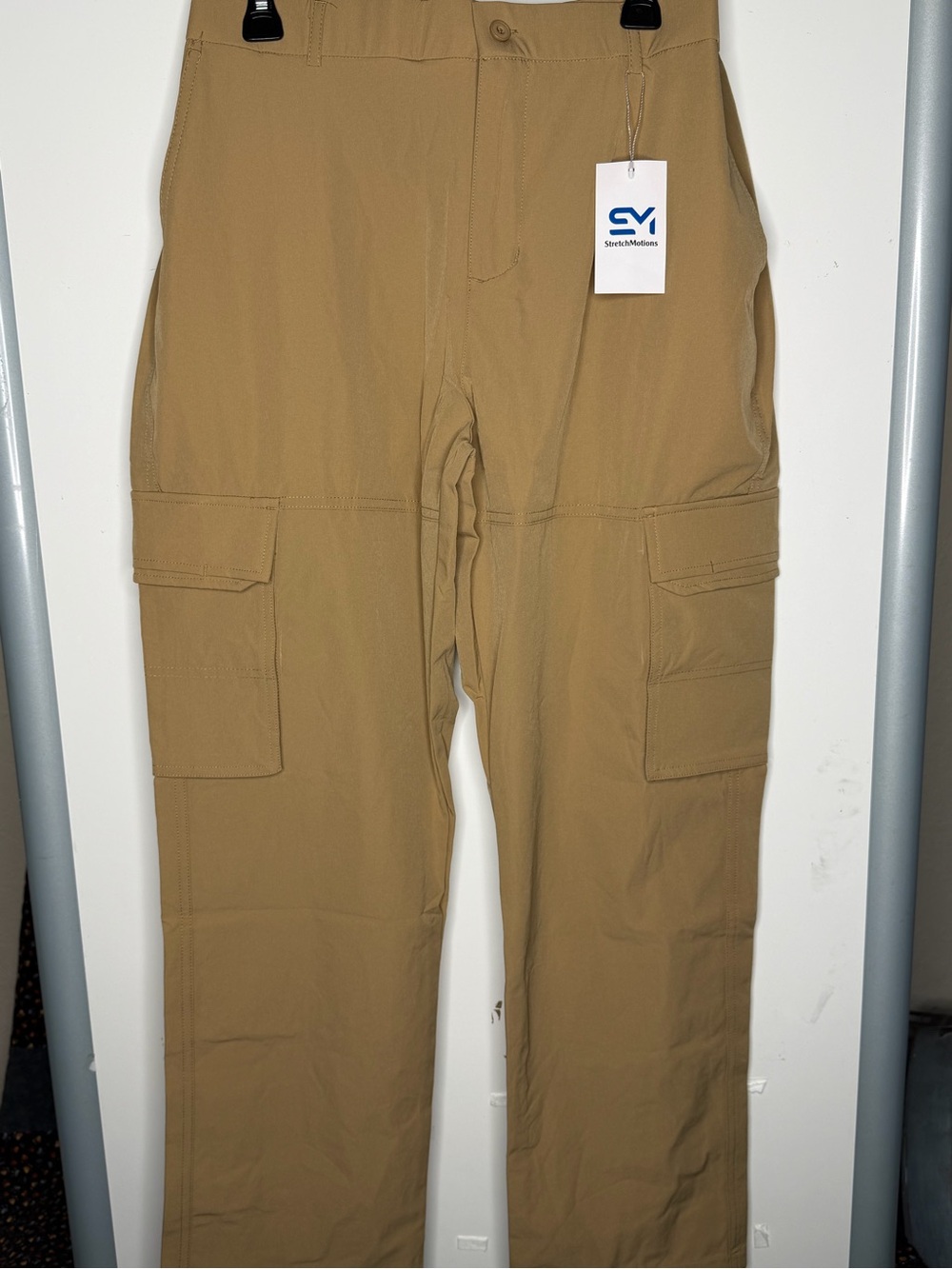 Men's Casual Quick Dry Cargo Pants in Khaki